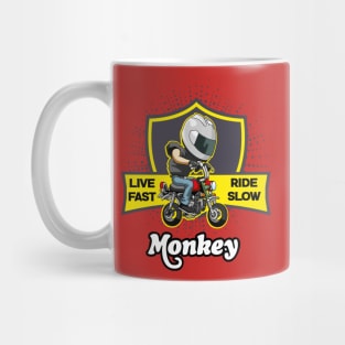 Honda Monkey LIVE FAST RIDE SLOW new Mug